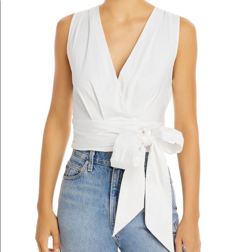 Ramy Brook Dana Tie Waist Top